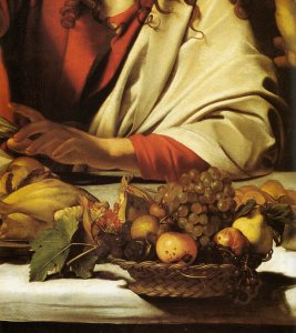 Supper at Emmaus (detail)