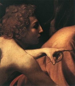 The Sacrifice of Isaac (detail 2) 1601-02