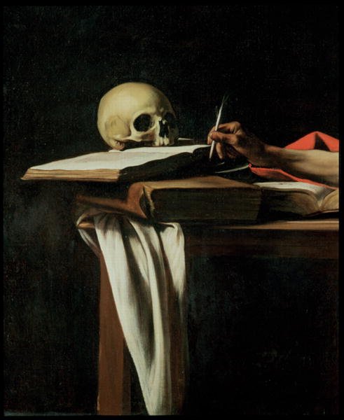 St. Jerome Writing, c.1604 (detail)