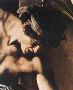 The Martyrdom of St Matthew (detail 2) 1599-1600